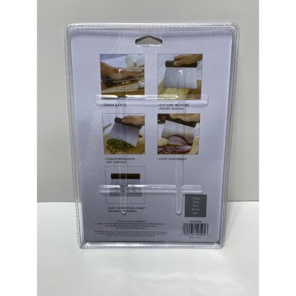 KitchenAid All Purpose Stainless Steel Scraper/Chopper/Cutter with Measurement S - Picture 4 of 6